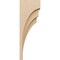 Ekena Millwork 5"W x 10"D x 30"H Thin Rockford Rough Cedar Woodgrain TimberThane Corbel, Primed Tan CORUR05X10X30ROCRCPR - alternate 3